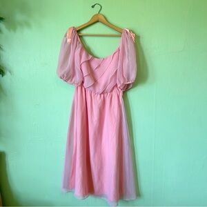 Vintage Pink Fairy Princess Dress